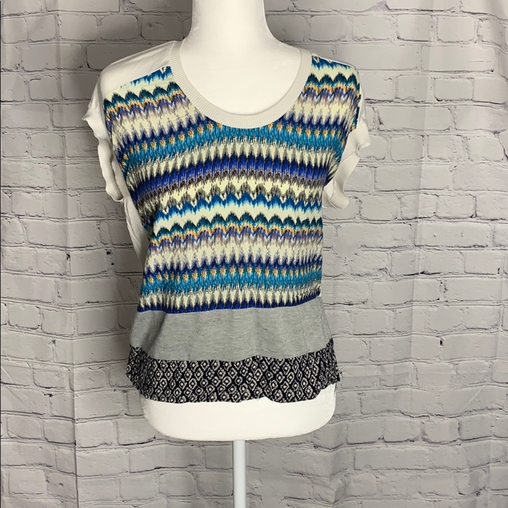 Gifflin Paris top colorful short sleeve